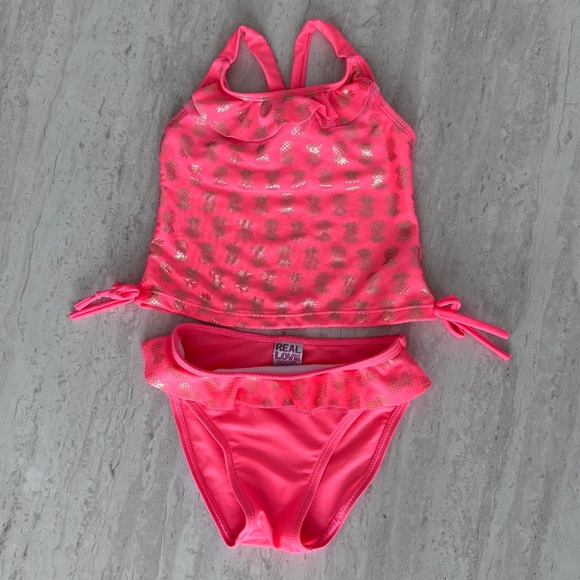 Other - Girls Neon Pineapple Bikini 2T